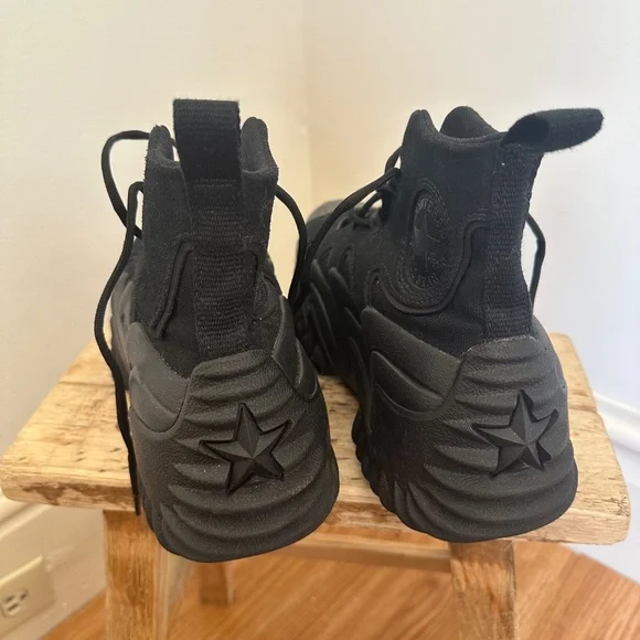 Converse Run Star Motion CX Workwear Triple Black Women’s 9 - Picture 4 of 7